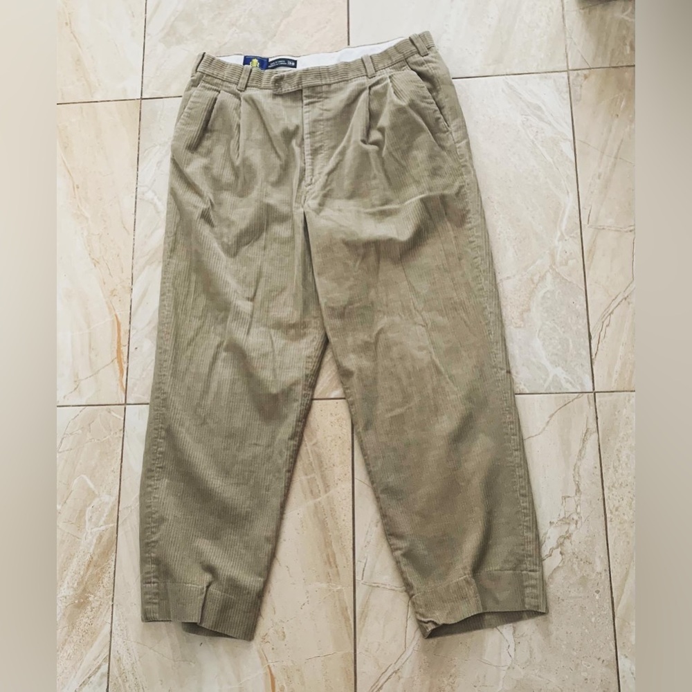 RR Corduroy Pants - Cream - size 38 waist
